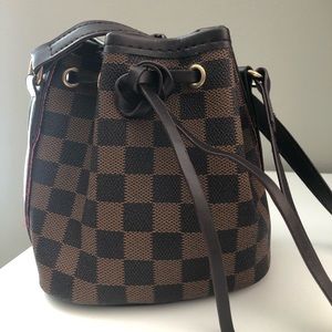 Small Checkered Nano Bag from Amazon